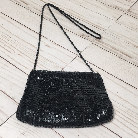 Metal Mesh Mini Bag Black special occasion